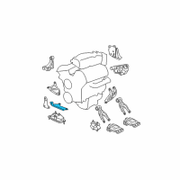 OEM 2004 Buick Rendezvous Bracket-Engine Mount Diagram - 10334474