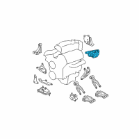 OEM 2006 Buick Rendezvous Upper Bracket Diagram - 15250907