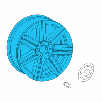 OEM Chrysler Crossfire Wheel Front Diagram - 5097969AA