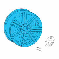 OEM 2004 Chrysler Crossfire Wheel Front Diagram - 5097969AA