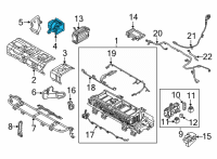 OEM 2022 Hyundai Ioniq Blower Unit Assembly-Battery COOLI Diagram - 37580-CM000