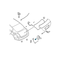 OEM 2009 Nissan Cube Bolt Diagram - 01125-0028U