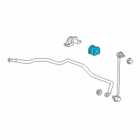 OEM 2017 Acura RDX Bush, Front Stabilizer Holder Diagram - 51306-STK-A01