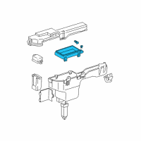 OEM 2000 Toyota Sienna Junction Block Diagram - 82720-08040