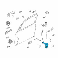 OEM 2008 Ford Escape Latch Assembly Diagram - BL8Z-7821813-B