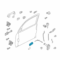 OEM 2011 Ford Escape Handle, Inside Diagram - 8L8Z-7822601-AA