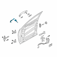 OEM 2022 Hyundai Santa Fe KEY & CYLINDER SET-LOCK Diagram - 81905-S2060