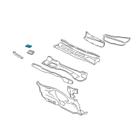 OEM 2005 Chevrolet Impala Cabin Air Filter Diagram - 84557894