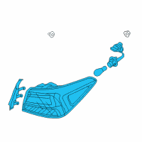 OEM Kia Rio Lamp Assembly-Rear Combination Diagram - 92402H9100