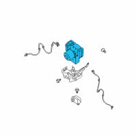 OEM Nissan Pathfinder Armada Anti Skid Actuator Assembly Diagram - 47660-ZQ22B