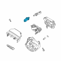 OEM 2008 Saturn Astra Switch, Turn Signal Diagram - 13129642