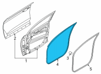 OEM Hyundai Tucson W/STRIP ASSY-FR DR SIDE LH Diagram - 82130-CW000