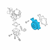 OEM Infiniti Q50 PUMP ASSY-WATER Diagram - 21010-4HK0D