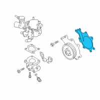 OEM 2022 Infiniti Q50 GASKT-Water Pump Diagram - 21014-4HK0A