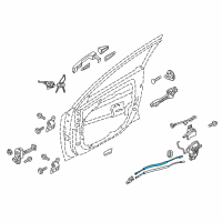 OEM 2019 Kia Niro EV Cable Assembly-Front Door S/L Diagram - 81391G5000