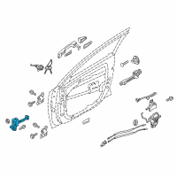 OEM 2017 Kia Niro Checker Assembly-Front Door Diagram - 79390G5000