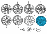 OEM 2022 Dodge Durango STEEL Diagram - 6ZW73DX8AB