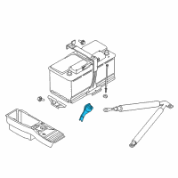 OEM BMW 535i Negative Battery Cable Diagram - 12-42-7-603-567