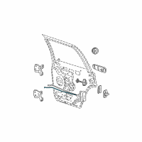 OEM Jeep Liberty Link Inside Lock To Latch Diagram - 5072360AA