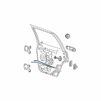 OEM Jeep Liberty Link-Inside Handle To Latch Diagram - 5072356AA