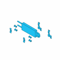 OEM 2016 Infiniti QX50 Oil Cooler Assembly - Power Steering Diagram - 49790-JU40A
