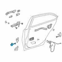 OEM Toyota Avalon Door Check Diagram - 68630-07032