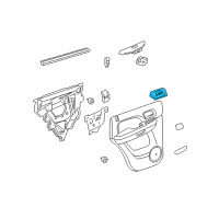 OEM GMC Yukon XL 2500 Handle, Inside Diagram - 22855636