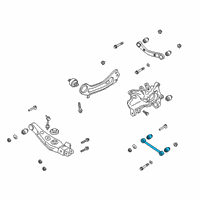 OEM 2020 Hyundai Santa Fe Arm Assembly-RR Trailing Arm Diagram - 55250-S1000