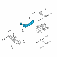 OEM 2020 Hyundai Santa Fe Arm Assembly-RR Trailing Arm, LH Diagram - 55270-S1000