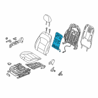 OEM Hyundai Elantra Heater-Front Seat Back Diagram - 88390-F3000