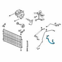 OEM 2013 Honda Odyssey Hose, Discharge Diagram - 80315-TK8-A01