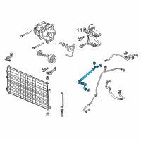 OEM 2016 Honda Odyssey Hose, Suction Diagram - 80311-TK8-A01