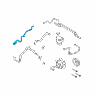 OEM 2008 Ford Taurus Lower Return Tube Diagram - AG1Z-3A713-D