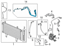 OEM 2021 Honda CR-V INNER HEXT EXCHANGER Diagram - 80331-TPA-G01