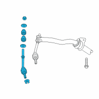 OEM 2017 Ram 3500 Link Kit-STABILIZER Bar Diagram - 68205009AA