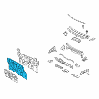 OEM Toyota Yaris Dash Panel Diagram - 55101-52500