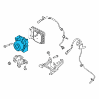 OEM 2020 Lincoln Nautilus ABS Control Unit Diagram - F2GZ-2C215-B