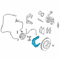 OEM 2013 BMW 320i Protection Plate Left Diagram - 34-10-6-873-417