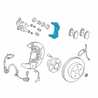 OEM 2016 Lexus RX350 Mounting, Disc Brake Diagram - 47722-0E060