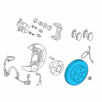 OEM 2017 Lexus RX450h Disc, Front Diagram - 43512-0E050