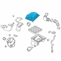 OEM Chevrolet Cruze Upper Cover Diagram - 13383989