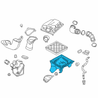 OEM 2017 Buick Verano Air Cleaner Body Diagram - 13468543