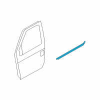 OEM Ford E-250 Econoline Belt Weatherstrip Diagram - 6C2Z-1521453-AA