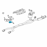 OEM 2014 Chevrolet Camaro Heat Shield Diagram - 20838931