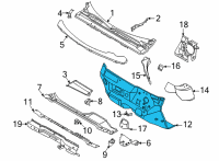 OEM Ford Escape PANEL ASY - DASH Diagram - LX6Z-7801610-P