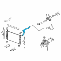 OEM Pontiac G6 Hose-Radiator Outlet (Poa) Diagram - 22671301