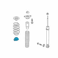 OEM 2019 Honda Accord Rubber, RR. (Lower) Diagram - 52748-TWA-A03