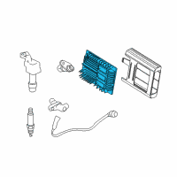 OEM Chevrolet Traverse Engine Control Module (W/ 2Nd Mpu) E39 Service No-Start Ecm Diagram - 12651994