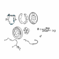 OEM 2015 Jeep Compass Spring-Brake Shoe Return Diagram - 5191307AB