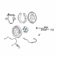 OEM 2010 Jeep Compass Wheel Stud Diagram - MU159002